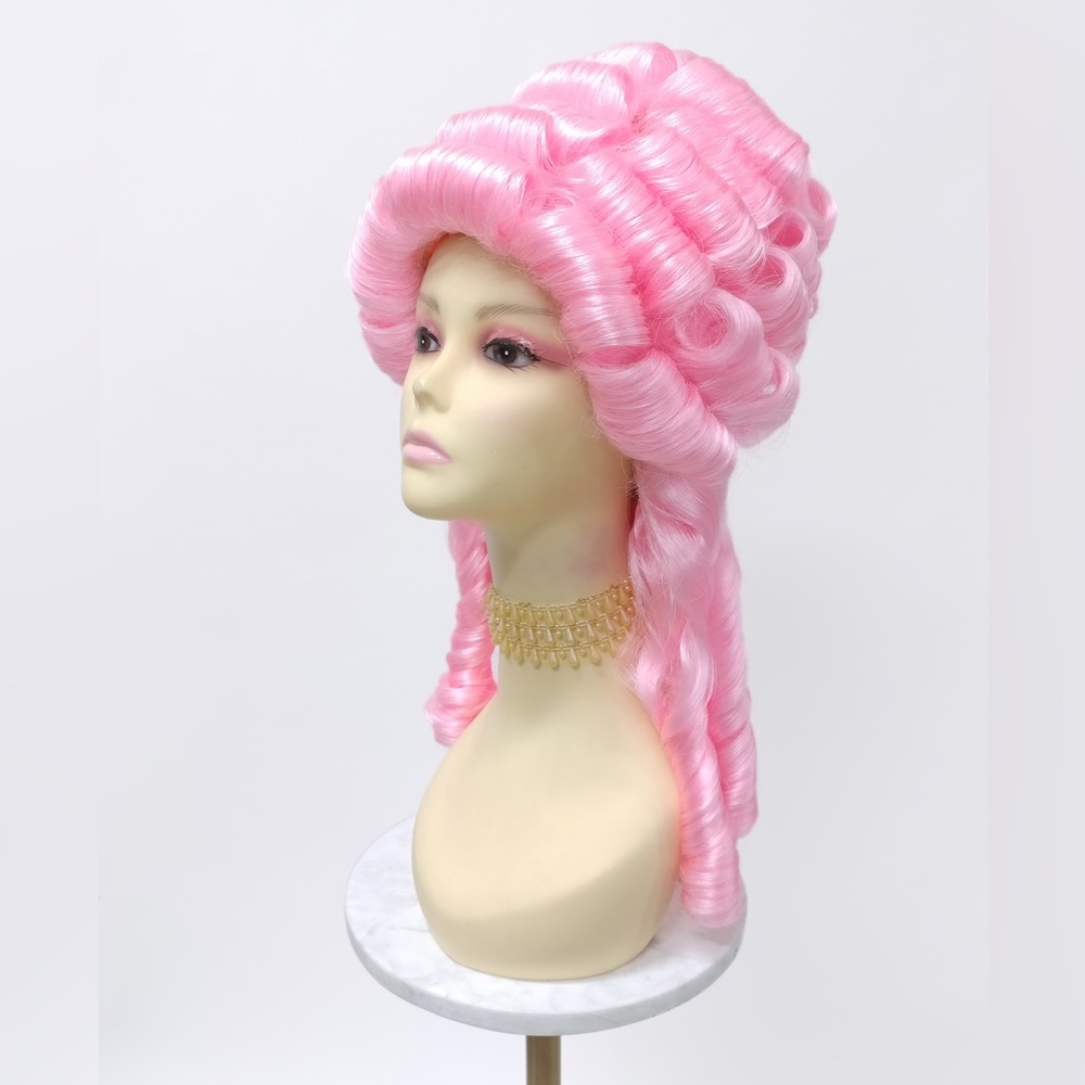 Marie Antoinette Pink Updo Wig